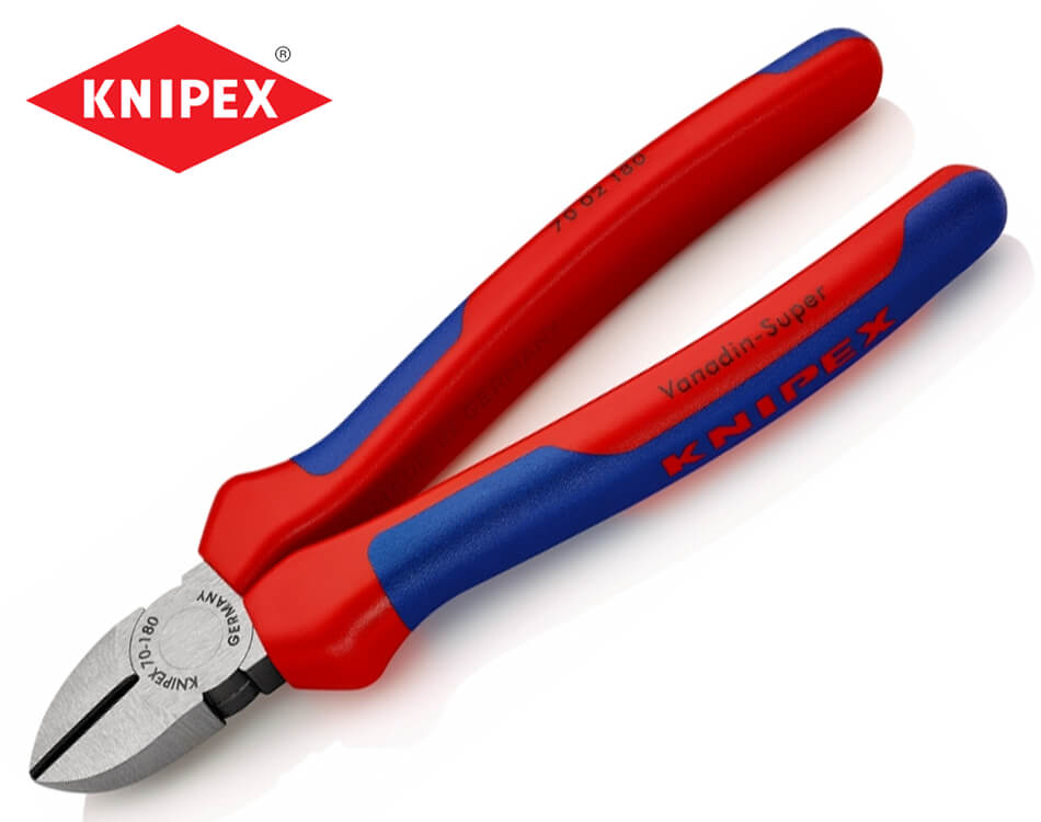 Bočné cvikacie kliešte s dvojkomponentnou rukoväťou Knipex 180 mm