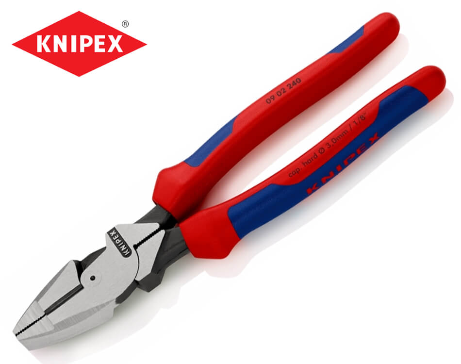 Kombi kliešte s dvojkomponentnou rukoväťou Knipex „Lineman’s Pliers“ 240 mm