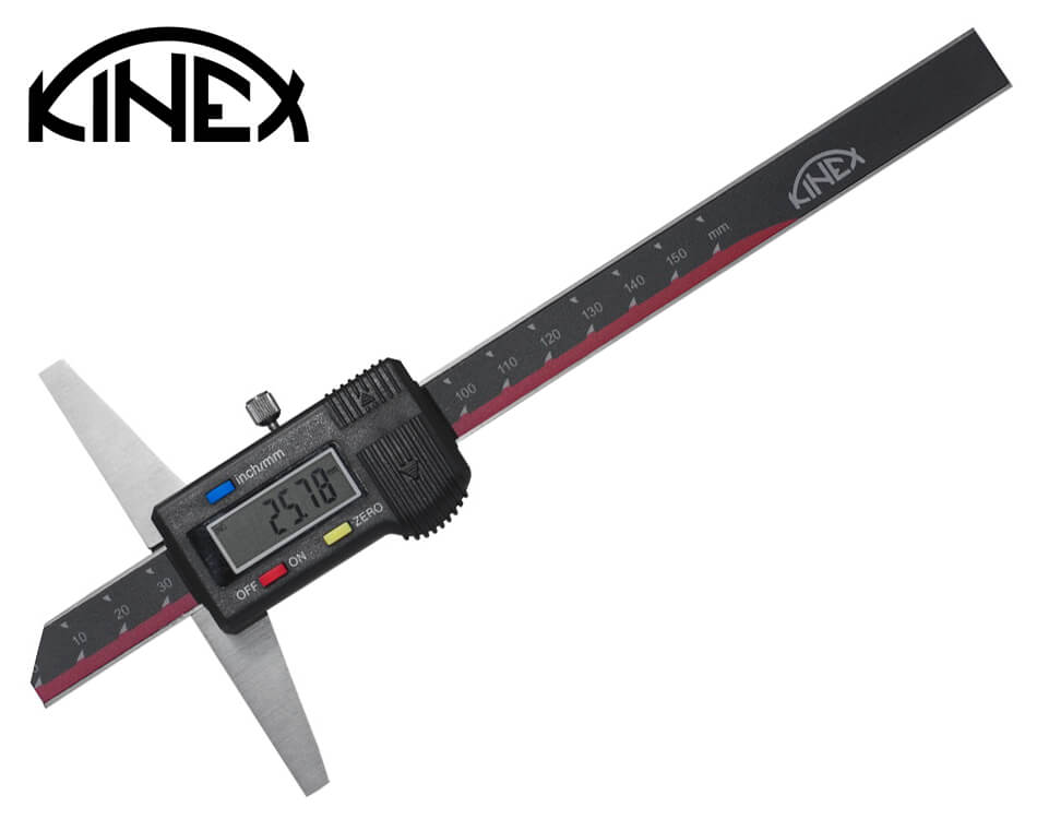 Digitálny hĺbkomer bez nosu Kinex 0 - 150 mm / 0.01 mm