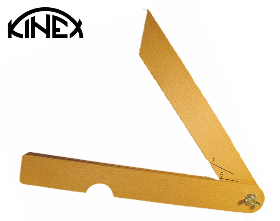 Drevený uhlomer Kinex – 250 mm
