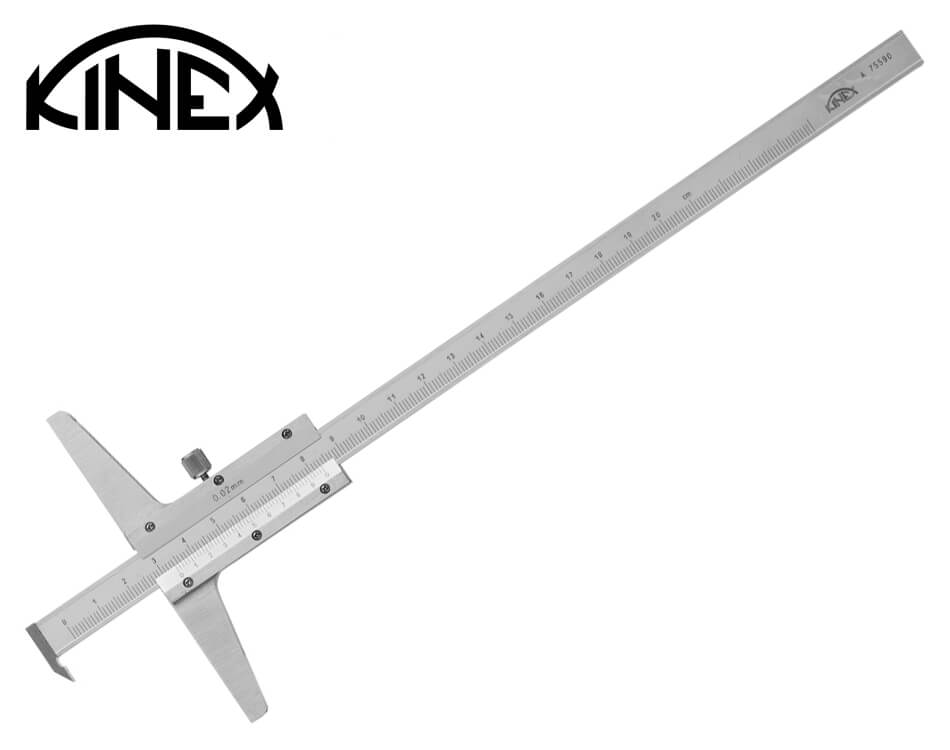 Hĺbkomer s nosom Kinex 0 – 200 mm / 0.02 mm