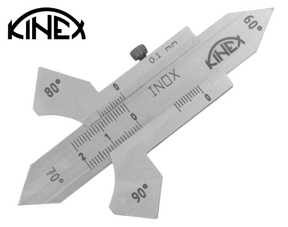 Mierka na meranie kútových zvarov Kinex 0.1 mm / 0 – 20 mm