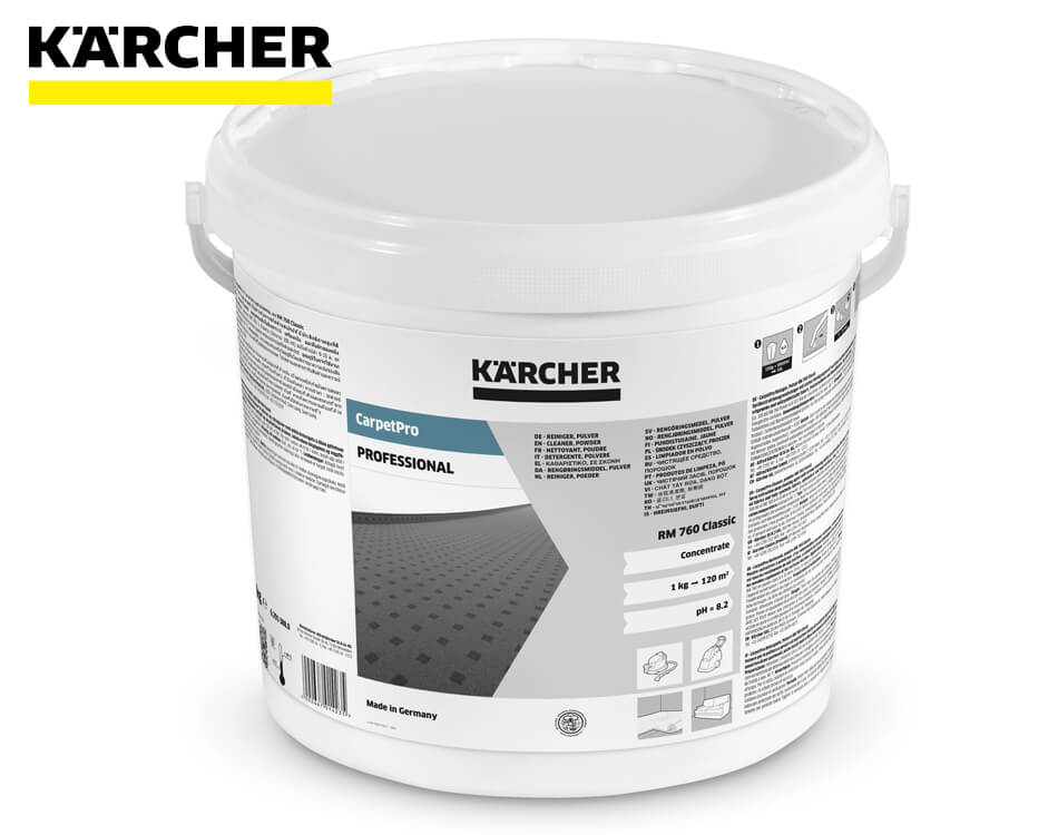 Čistiaci prostriedok na tepovanie Kärcher RM 760 Classic – 10 kg