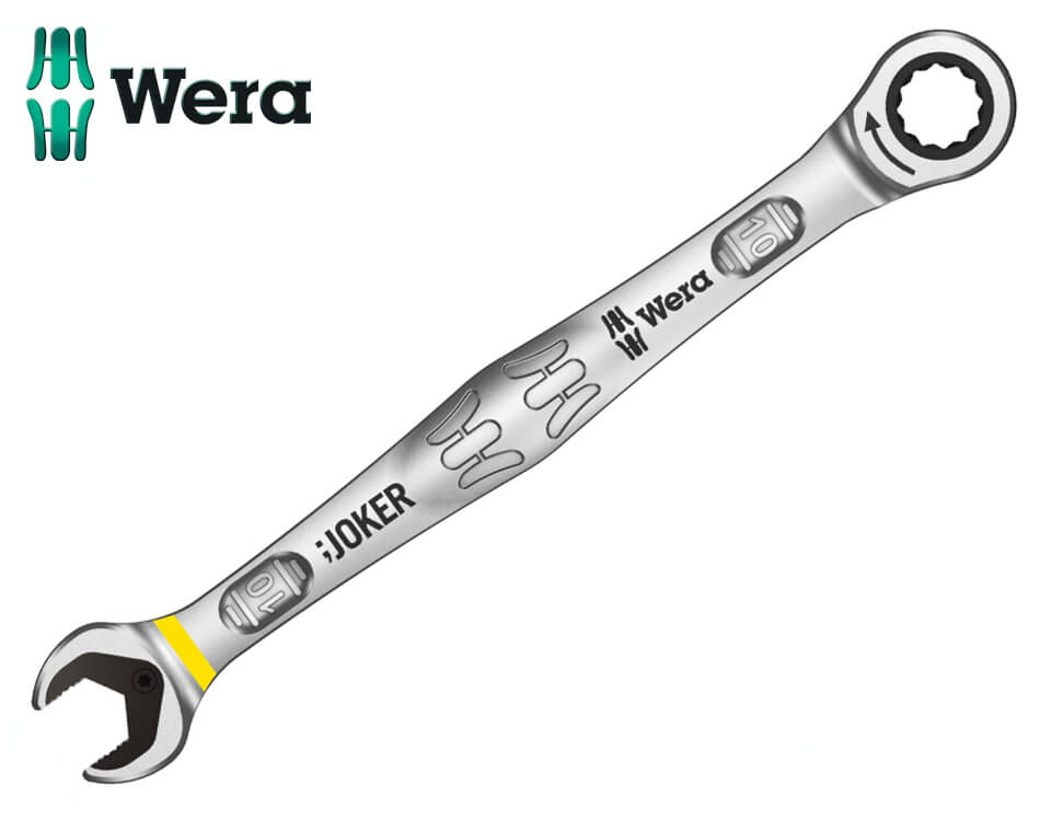 Mikro-račňový očko-vidlicový kľúč Wera Joker 6000 / 10 x 159 mm