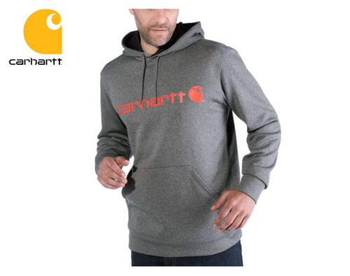 mikina carhartt force extremes signature graphic hooded sweatshirt granite heather