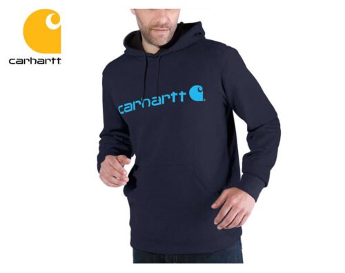 mikina carhartt force extremes signature graphic hooded sweatshirt navy