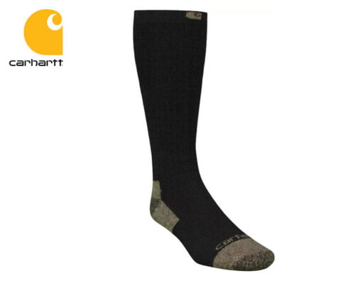 ponozky carhartt steel toe cotton work boot sock cierne 2 pary