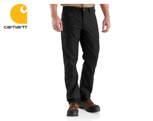 pracovne nohavice carhartt rugged professional stretch canvas pants black