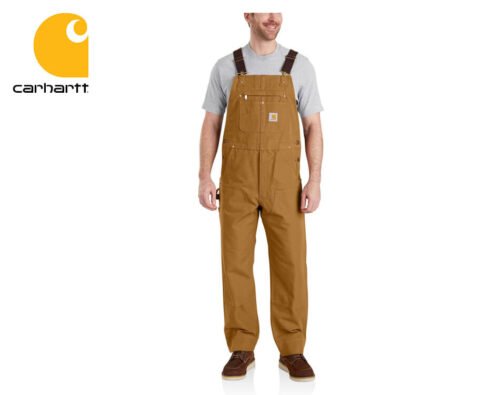 pracovny overal carhartt duck bib overall carhartt brown
