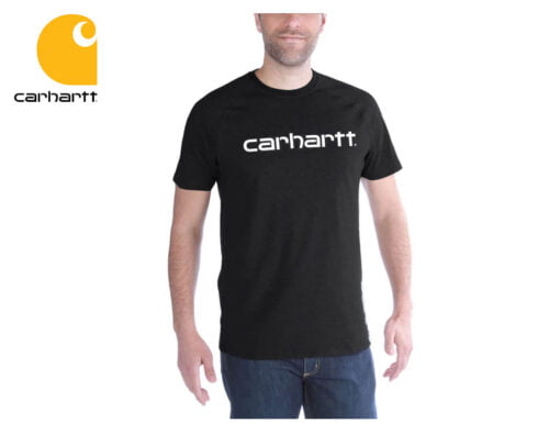 tricko carhartt force cotton delmont graphic short sleeve t shirt black