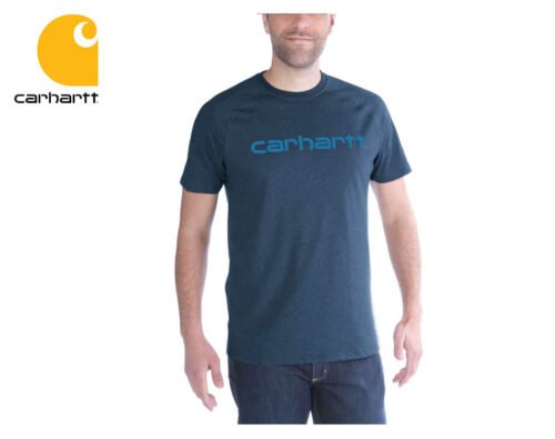 tricko carhartt force cotton delmont graphic short sleeve t shirt light huron heather