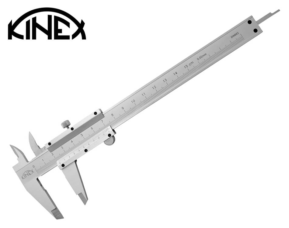 Posuvné meradlo so skrutkovou aretáciou Kinex 150 mm / 0.02 mm