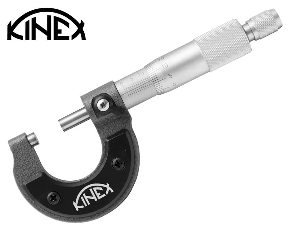 Strmeňový mikrometer Kinex / 0 - 25 mm / 0.01 mm