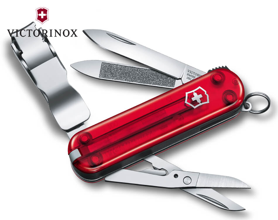 Vreckový nôž Victorinox Nailclip 580 / Ruby