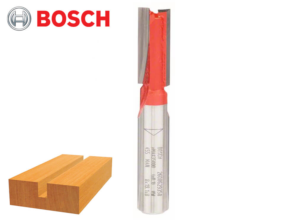 Drážkovacia stopková fréza na drevo Bosch Expert for Wood / Ø 8 x 19 mm / 8 mm