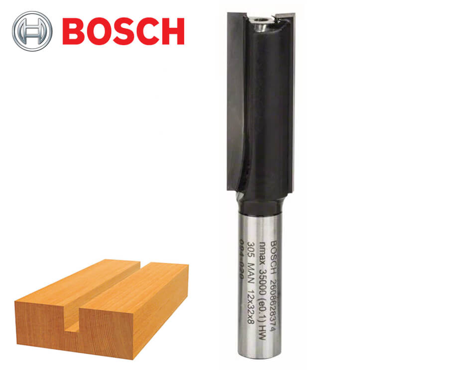 Drážkovacia stopková fréza na drevo Bosch Standard for Wood / Ø 10 x 40 mm / 12 mm