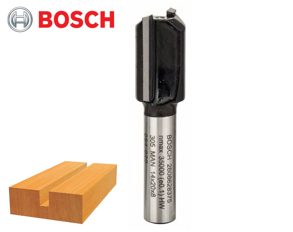 Drážkovacia stopková fréza na drevo Bosch Standard for Wood / Ø 14 x 19,6 mm / 8 mm