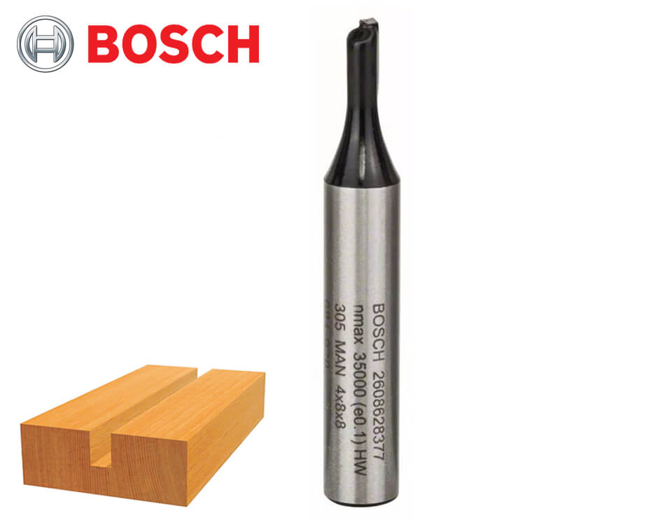Drážkovacia stopková fréza na drevo Bosch Standard for Wood / Ø 4 x 8 mm / 8 mm