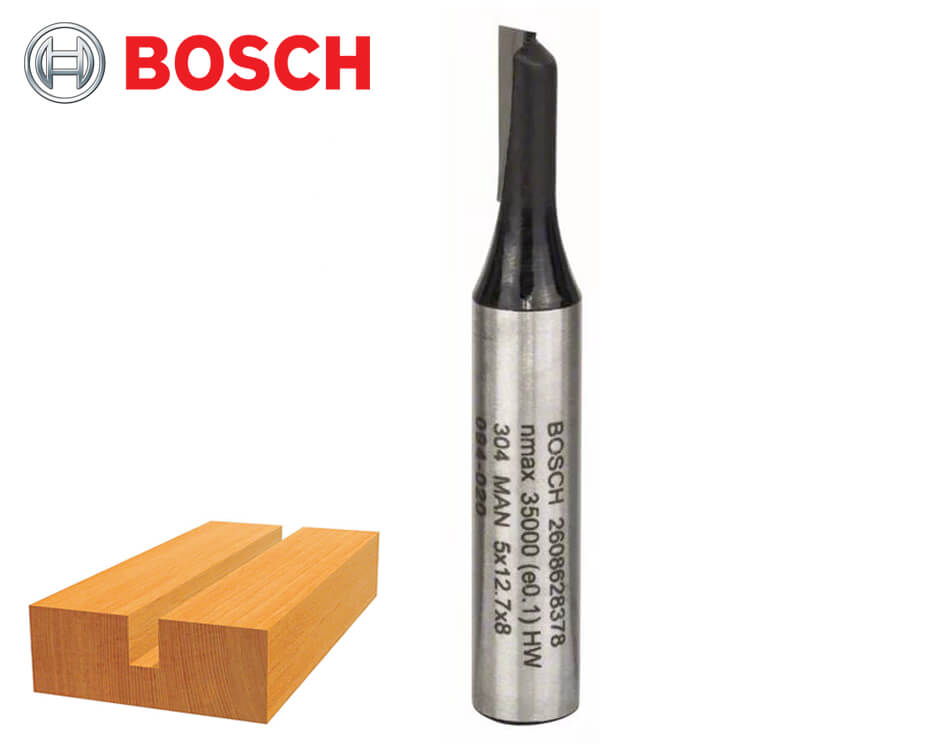 Drážkovacia stopková fréza na drevo Bosch Standard for Wood / Ø 5 x 12,7 mm / 8 mm