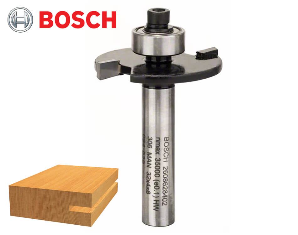 Kotúčová drážkovacia stopková fréza na drevo Bosch Standard for Wood / Ø 32 x 4 mm / 8 mm