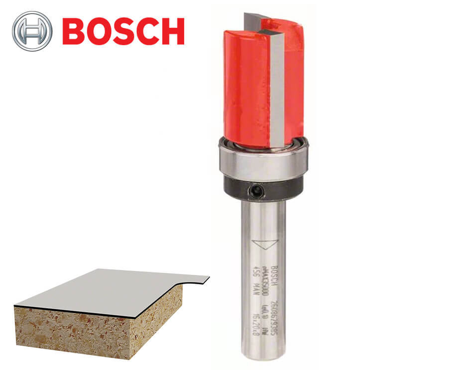 Zarovnávacia stopková fréza na drevo Bosch Expert for Wood / Ø 16 x 20 mm / 8 mm