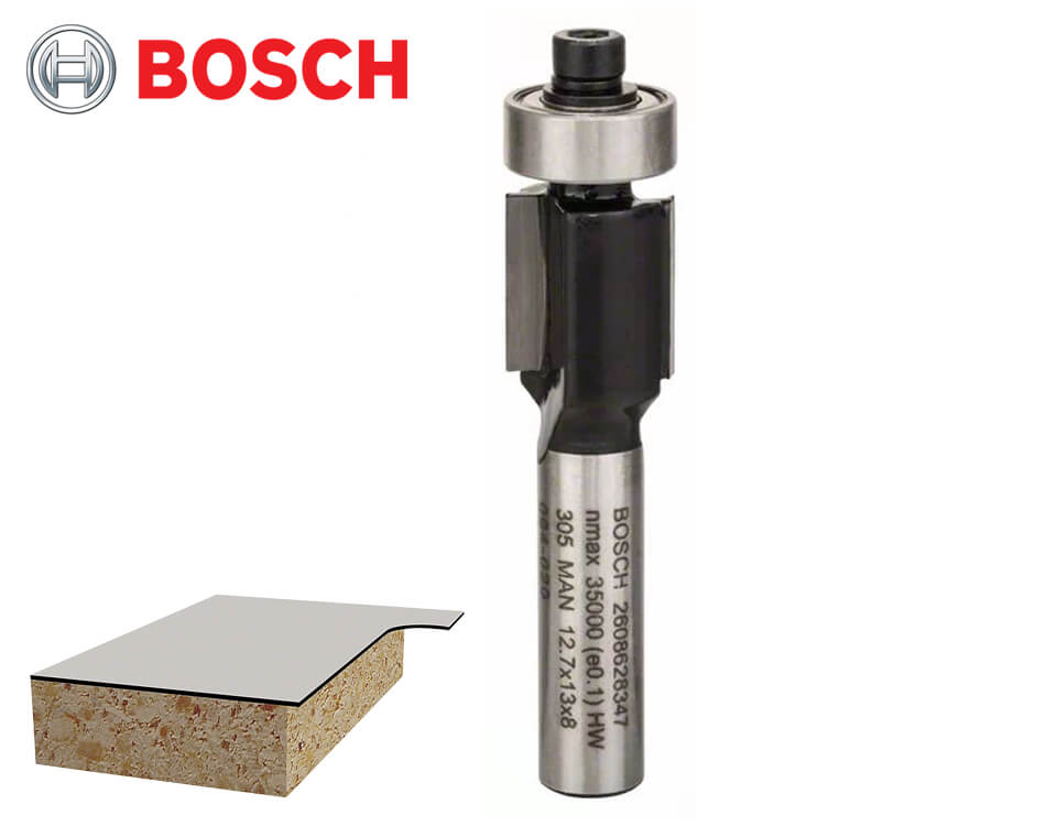 Zarovnávacia stopková fréza na drevo Bosch Standard for Wood / Ø 12,7 x 13 mm / 8 mm