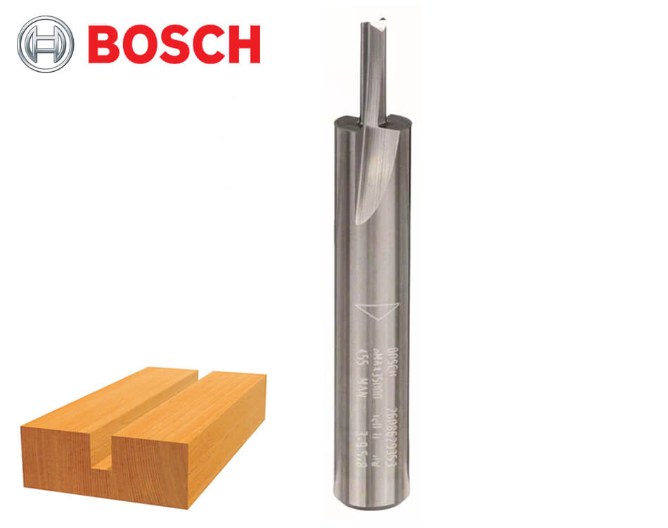 Tvrdokovová drážkovacia stopková fréza na drevo Bosch Expert for Wood / Ø 3 x 9,5 mm / 8 mm