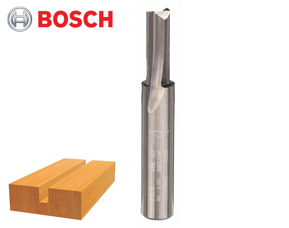 Tvrdokovová drážkovacia stopková fréza na drevo Bosch Expert for Wood / Ø 6 x 16 mm / 8 mm
