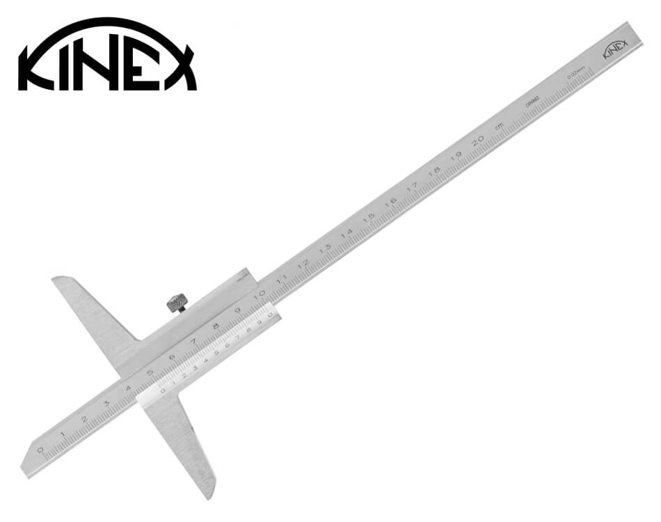 Hĺbkomer bez nosu Kinex 0 – 500 mm / 0.02 mm