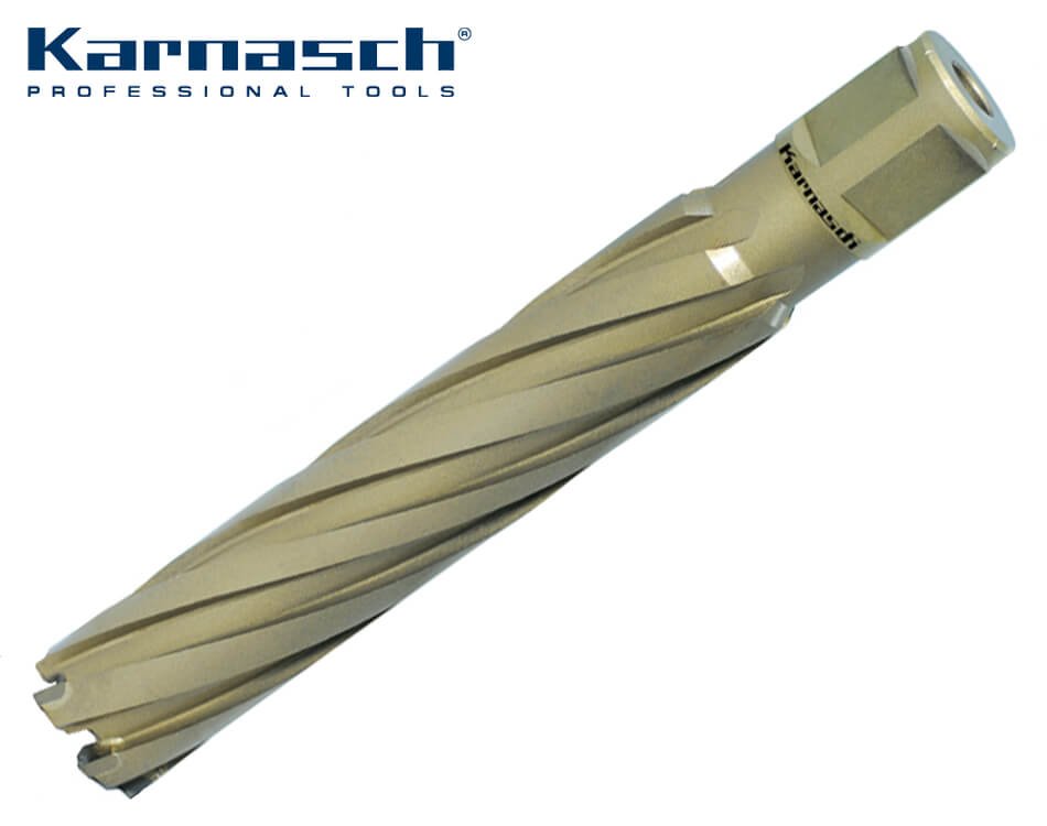 Jadrový vrták do kovu Karnasch HARD-LINE 110 HM / Weldon 19 mm / Ø 30 mm