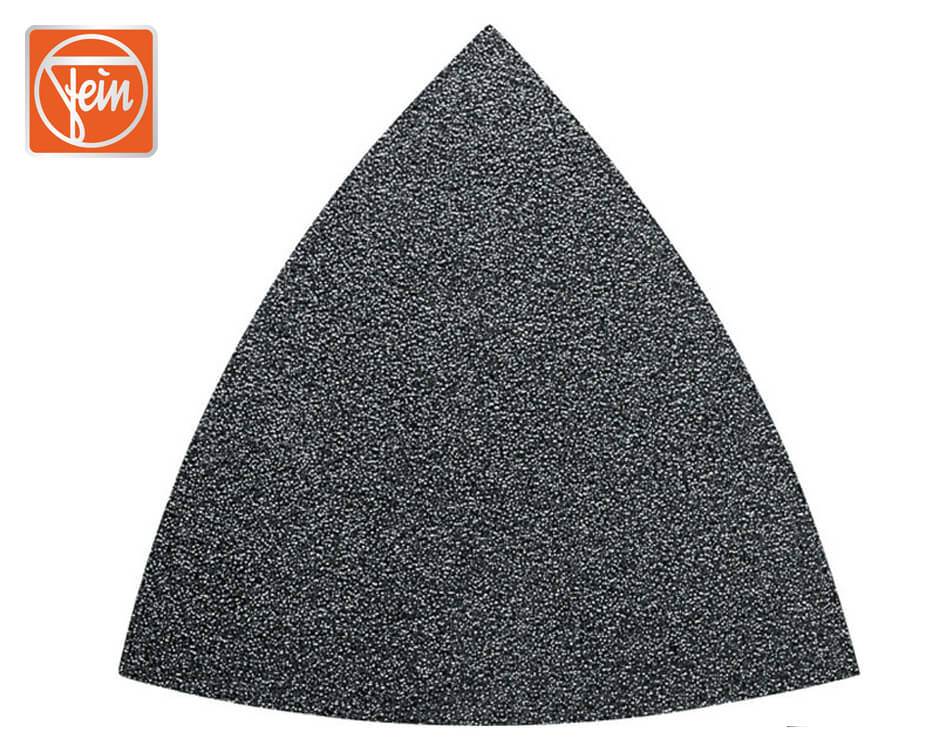 Trojuholníkový brúsny papier na suchý zips Fein P150 / 5 ks