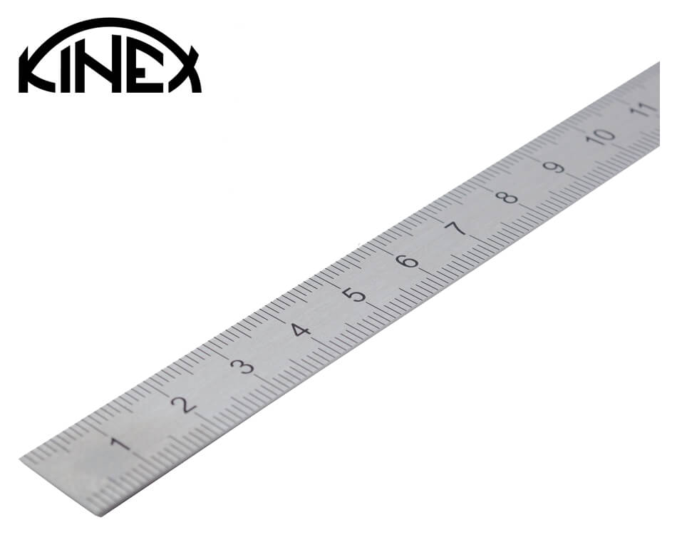Tenké ohybné dielenské merítko bez presahu Kinex / 2000 x 20 x 1,2 mm
