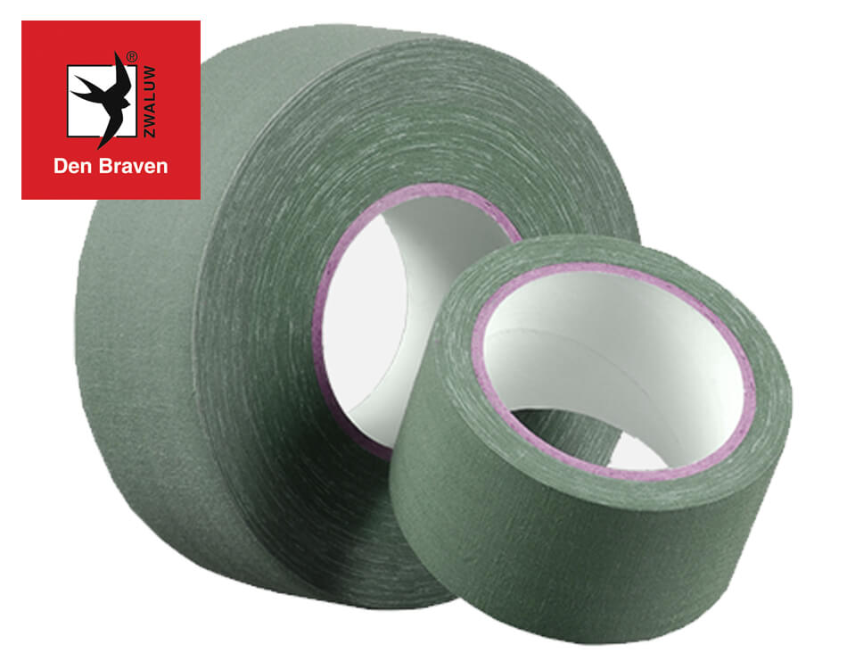 Textilná kobercová lemovacia páska Den Braven 48 mm / 10 m zelená