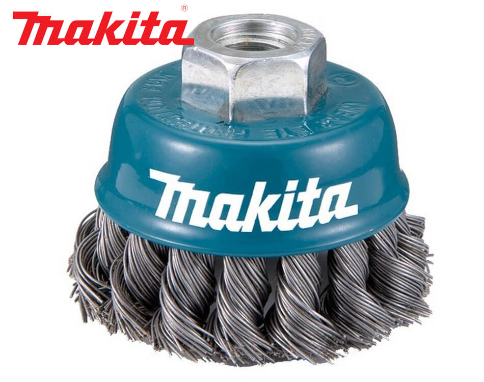 Miskovitý kartáč zo spletaného oceľového drôtu Makita ø 60 mm