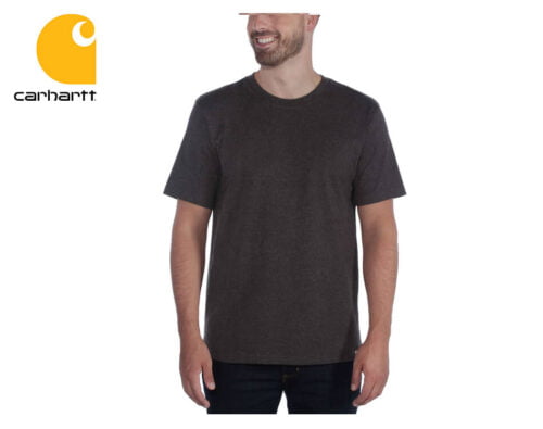 tricko carhartt workwear solid t shirt carbon heather 1