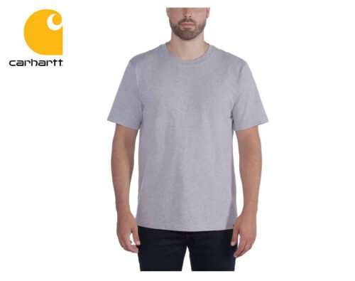 tricko carhartt workwear solid t shirt heather grey 1