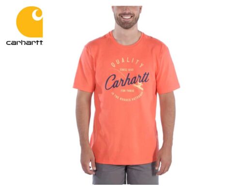 tricko carhartt workwear southern graphic t shirt hot coral