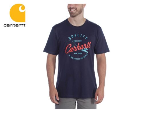 tricko carhartt workwear southern graphic t shirt navy