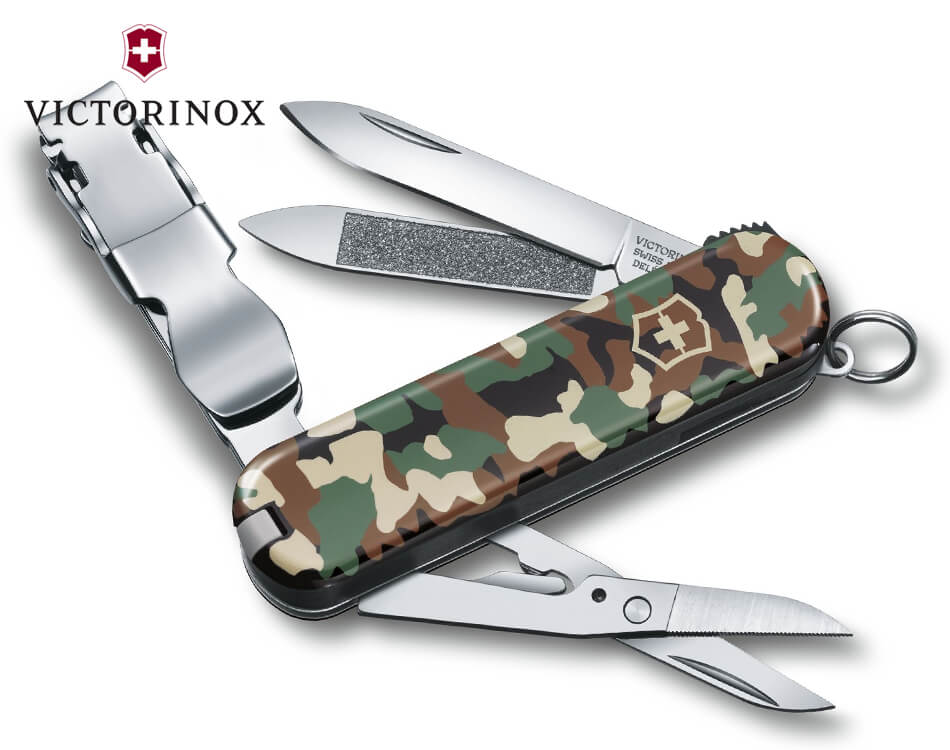Vreckový nôž Victorinox Nailclip 580 / Camo