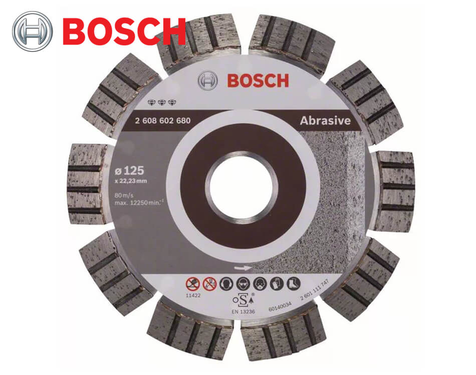 Diamantový rezný kotúč Bosch Best for Abrasive / Ø 125 x 2,2 x 22,23 mm