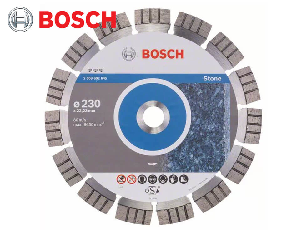 Diamantový rezný kotúč Bosch Best for Stone / Ø 230 x 2,4 x 22,23 mm