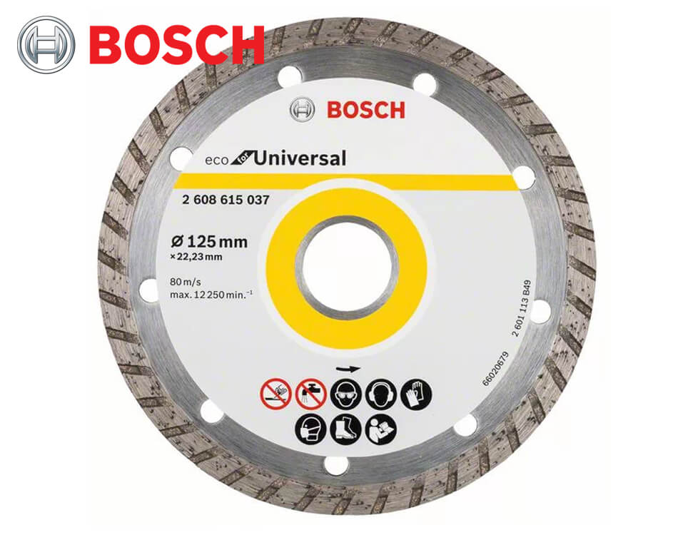 Diamantový rezný kotúč Bosch Eco for Universal / Ø 125 x 2,4 x 22,23 mm