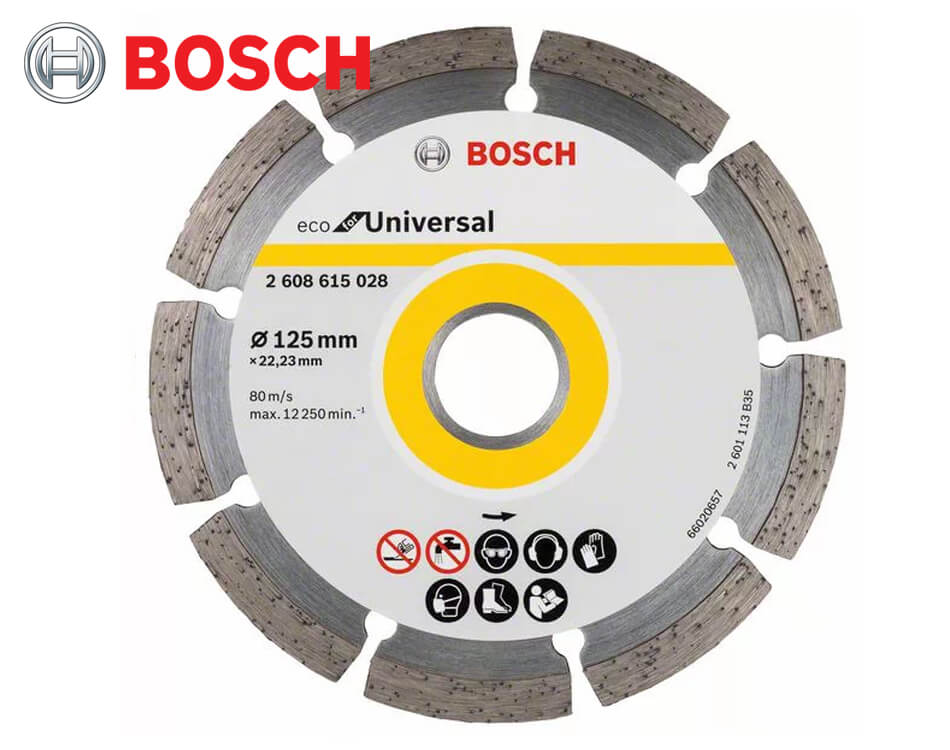 Diamantový rezný kotúč Bosch Eco for Universal Segmented / Ø 125 x 2 x 22,23 mm