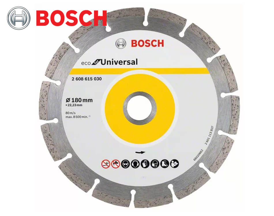 Diamantový rezný kotúč Bosch Eco for Universal Segmented / Ø 180 x 2,2 x 22,23 mm