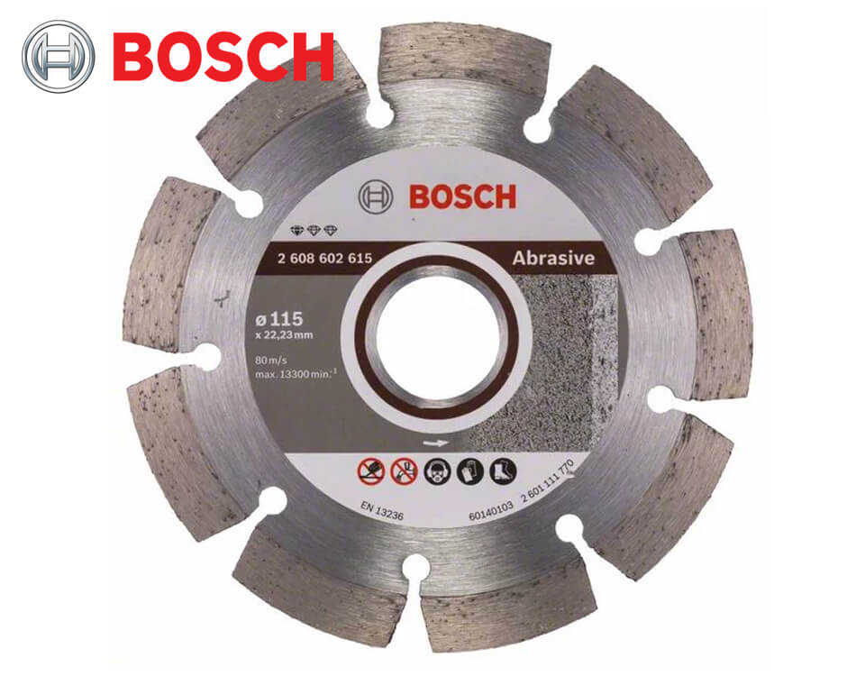 Diamantový rezný kotúč Bosch Standard for Abrasive / Ø 115 x 1,6 x 22,23 mm