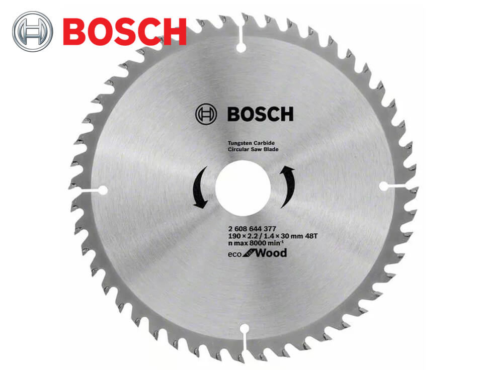 Pílový kotúč na drevo Bosch Eco for Wood / Ø 190 x 2,2 x 30 mm / 48z
