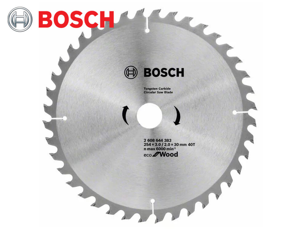 Pílový kotúč na drevo Bosch Eco for Wood / Ø 254 x 3 x 30 mm / 40z