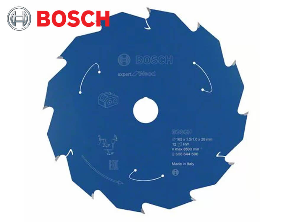 Pílový kotúč na drevo Bosch Expert for Wood / Ø 165 x 1,5 x 20 mm / 12z