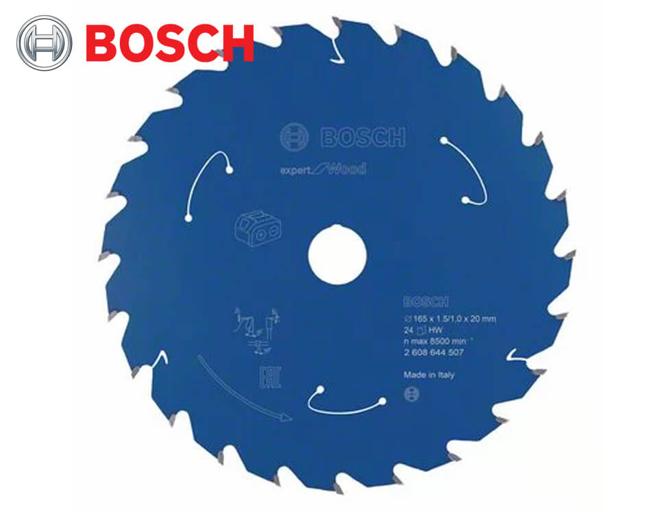 Pílový kotúč na drevo Bosch Expert for Wood / Ø 165 x 1,5 x 20 mm / 24z