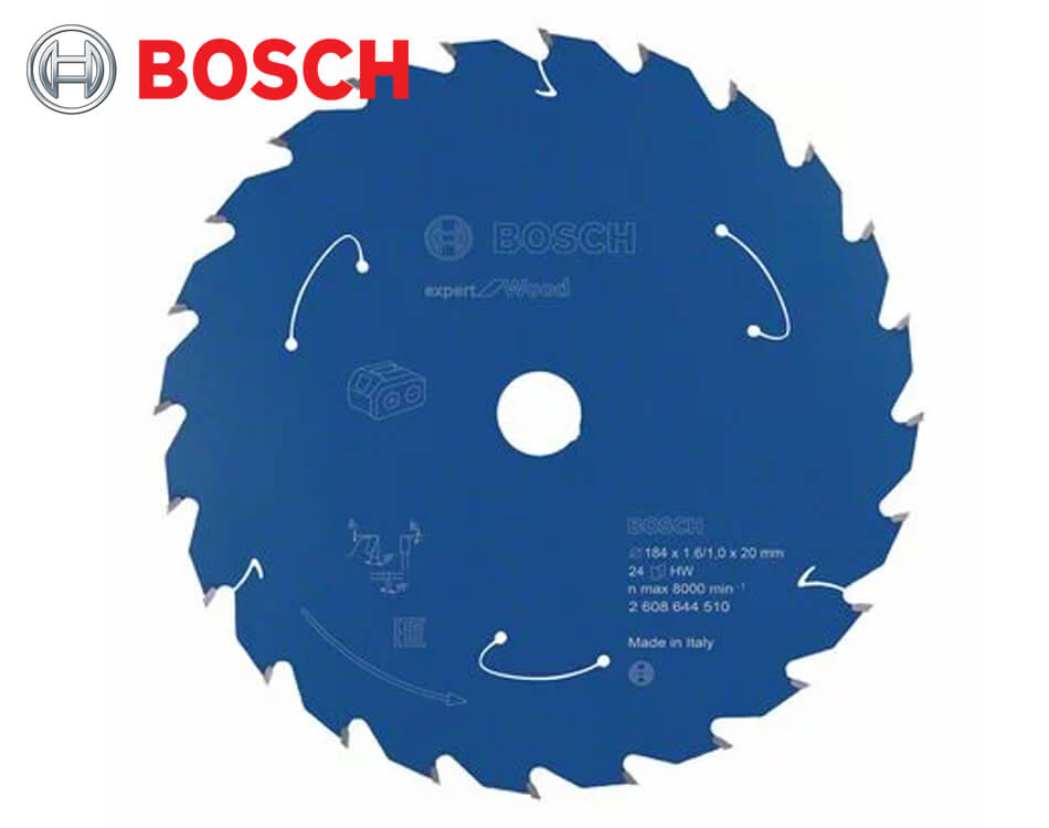 Pílový kotúč na drevo Bosch Expert for Wood / Ø 184 x 1,6 x 20 mm / 24z
